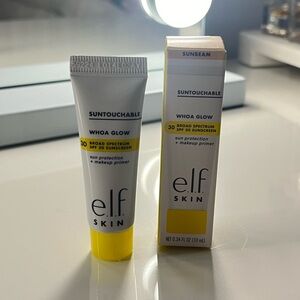 3/ $18 NWT ELF Suntouchable SunbeamWhoa Glow in Sheer Peach Shimmer Sample